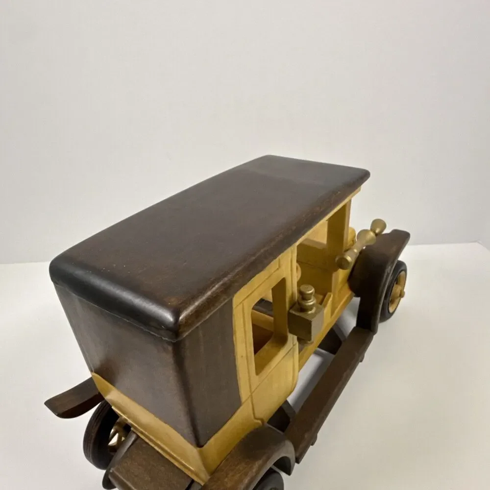 Old Model Wooden Car 